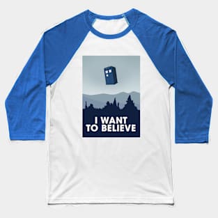 I Wanna Believe Baseball T-Shirt